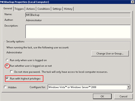 Win 2008 task scheduler - general