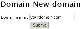create domain