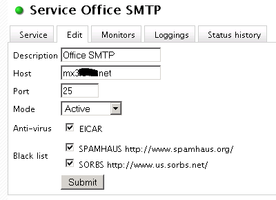 smtp edit box